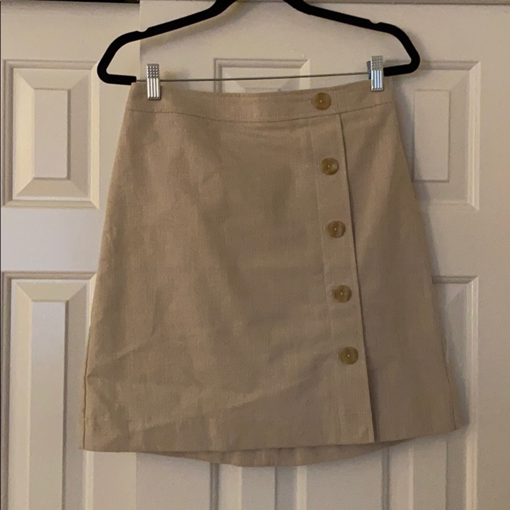Ann Taylor Aline Button Skirt